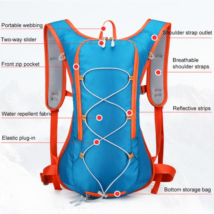 Sac à dos d'hydratation de course pour camping et cyclisme HAWEEL (bleu)