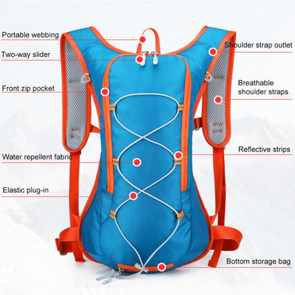 Sac à dos d'hydratation de course pour camping et cyclisme HAWEEL (bleu)