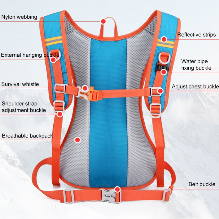 Sac à dos d'hydratation de course pour camping et cyclisme HAWEEL (bleu)