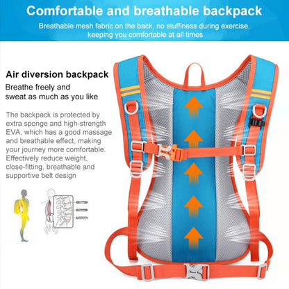 Sac à dos d'hydratation de course pour camping et cyclisme HAWEEL (bleu)