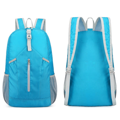 HAWEEL Hiking Portable Foldable Backpack Large Capacity Shoulders Bag (Blue)