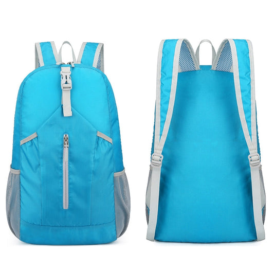 HAWEEL Sac à Dos de Randonnée Pliable Portable Grande Capacité (Bleu)