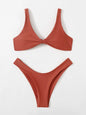 ZTVitality Solid Tie Sexy Bikini 2021 Hot Sale Padded Bra High Leg Bandage Push Up Bikini Set Brazilian Swimsuit Women Swimwear