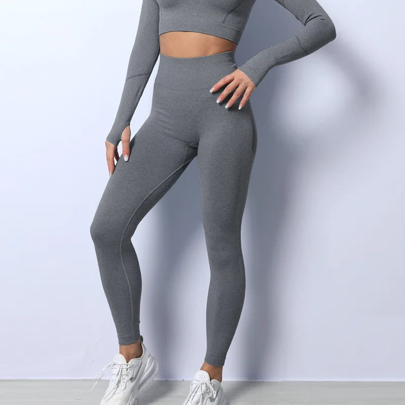 Workout 2 Piece Workout Crop Top Set Clothing Womens Fitness Apparel Sports Set Women Yoga Set Gym Wear