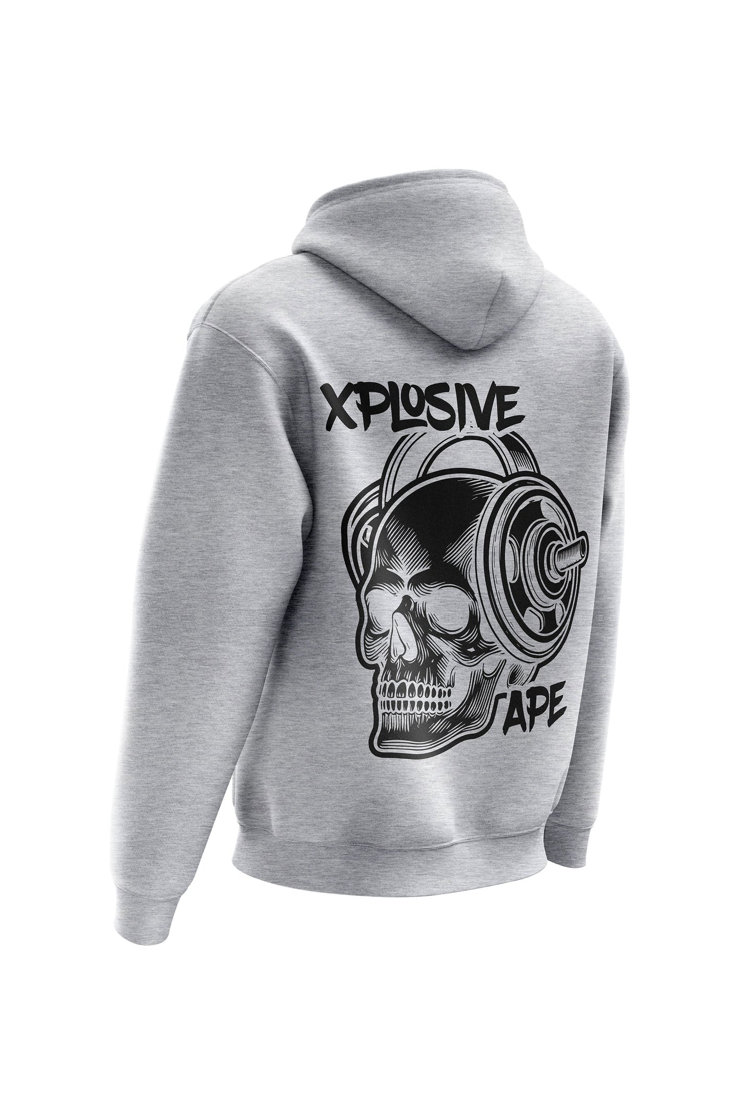 Sweat à capuche XAPE Headcheese - Gris chiné