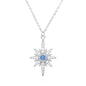 Heidi North Star Birthstone Necklace | 925 Sterling Silver