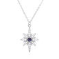 Heidi North Star Birthstone Necklace | 925 Sterling Silver
