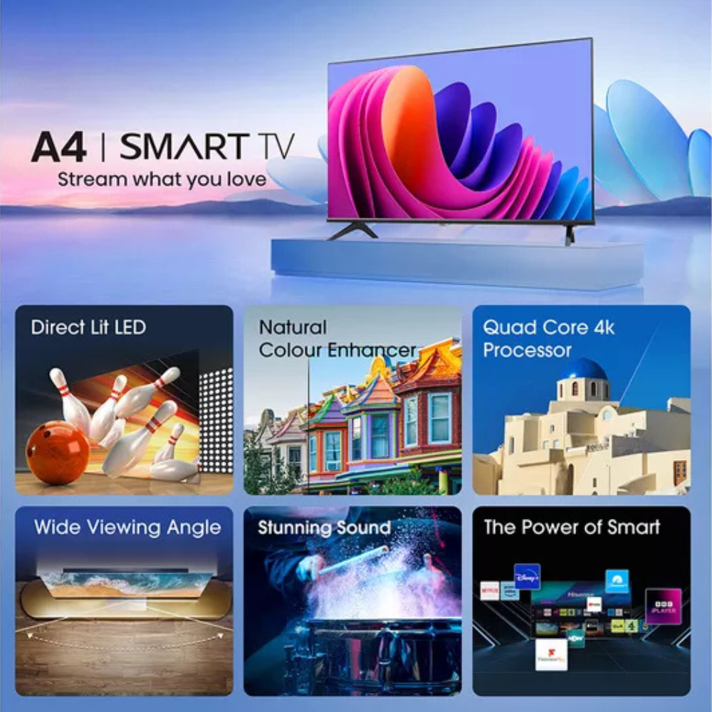 Hisense 40A4NTUK, 40 inch, Full HD, Smart TV