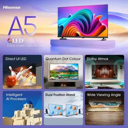 Hisense 40A5NQTUK, 40 inch, Full HD, Quantum Dot, Smart TV