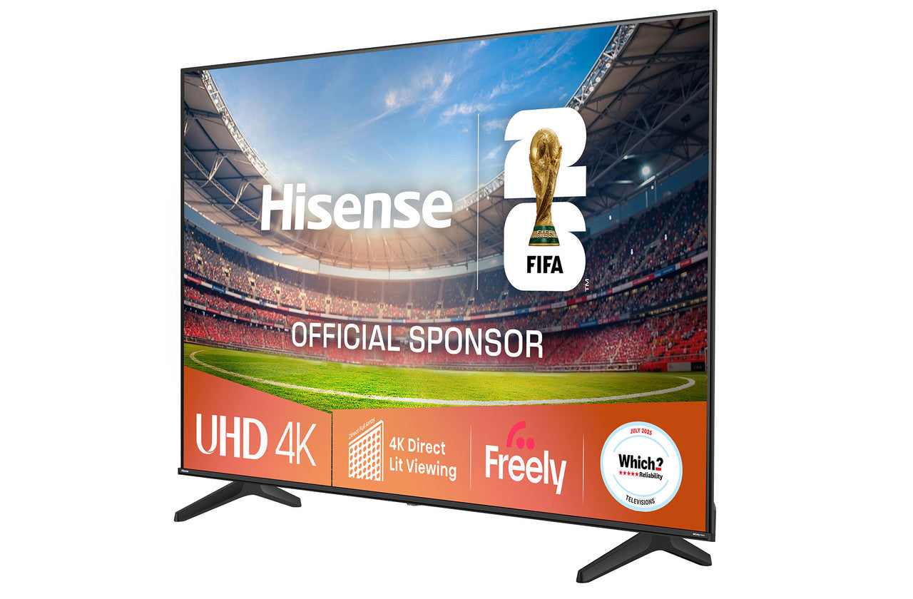 Hisense 55A6QTUK 55 inch 4K Ultra HD HDR LED Smart TV with Freely