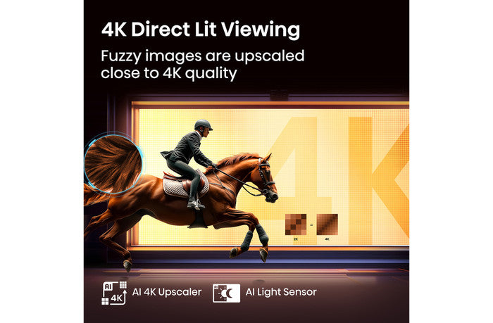 Hisense 55A6QTUK 55 inch 4K Ultra HD HDR LED Smart TV with Freely