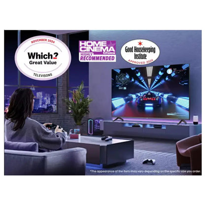 Hisense 55E7NQTUK, 55 inch, Entry QLED, 4K Ultra HD, Smart TV