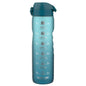 Leak Proof 1 Litre Water Bottle with Times to Drink, Recyclon, Teal & Blue, 1L
