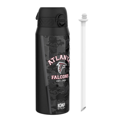 NFL x ION8 Insulated Steel Water Bottle, NFL Falcons, 750ml (24oz)