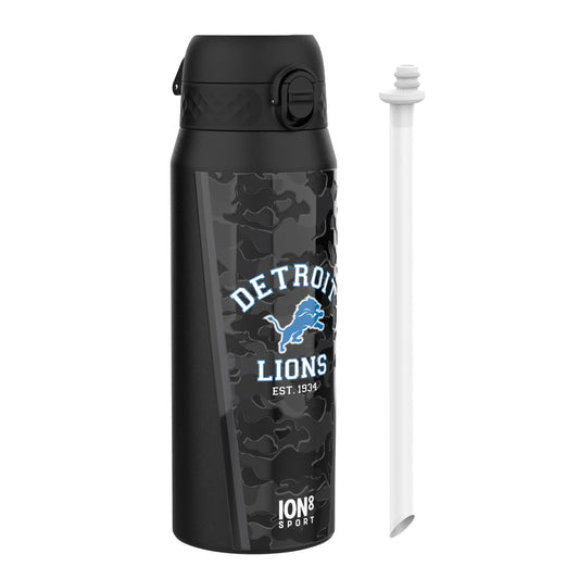 NFL x ION8 Insulated Steel Water Bottle, NFL Lions, 750ml (24oz)