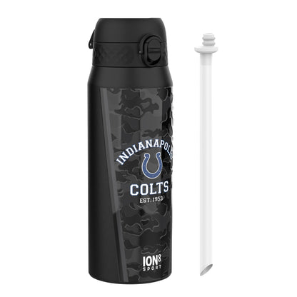 NFL x ION8 Insulated Steel Water Bottle, NFL Colts, 750ml (24oz)