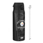 NFL x ION8 Insulated Steel Water Bottle, NFL Steelers, 750ml (24oz)