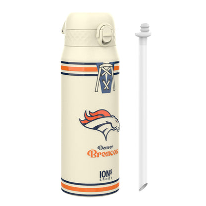 NFL x ION8 Insulated Steel Water Bottle, NFL Broncos, 750ml (24oz)