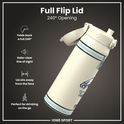 NFL x ION8 Insulated Steel Water Bottle, NFL Eagles, 750ml (24oz)