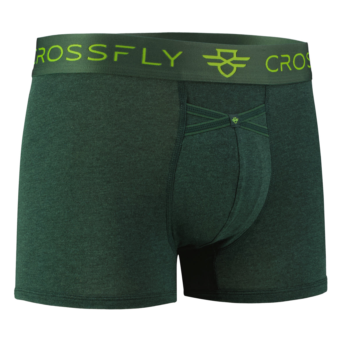 3-pack: IKON Men's 3" Trunks - Green Marle