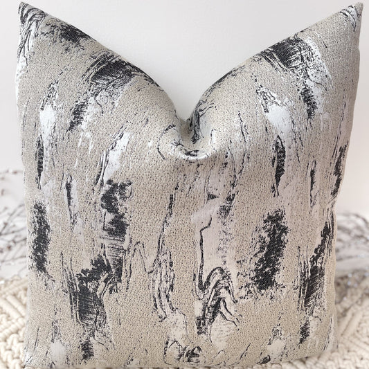 Le Coussin Couture - Le Zanella Noir et Beige - Modèle n° 37