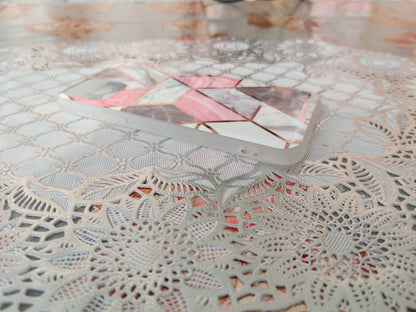 Coque en TPU Motif Géométrique Marbre Corail - Pour iPhone 11