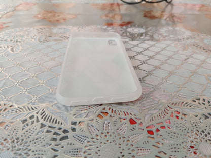Marble Geometric TPU Coral Case - For iPhone X / Xs