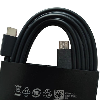 Samsung USB-C to USB-C 3A Black Cable (EP-DW767JBE) - 1.8m