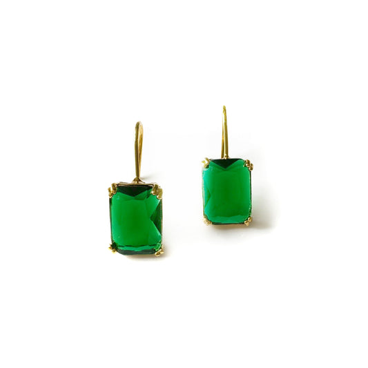 Addy Green Jewel Drop Earrings
