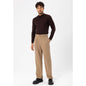 High-Waist Pleated Trousers