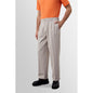 High-Waist Pleated Trousers