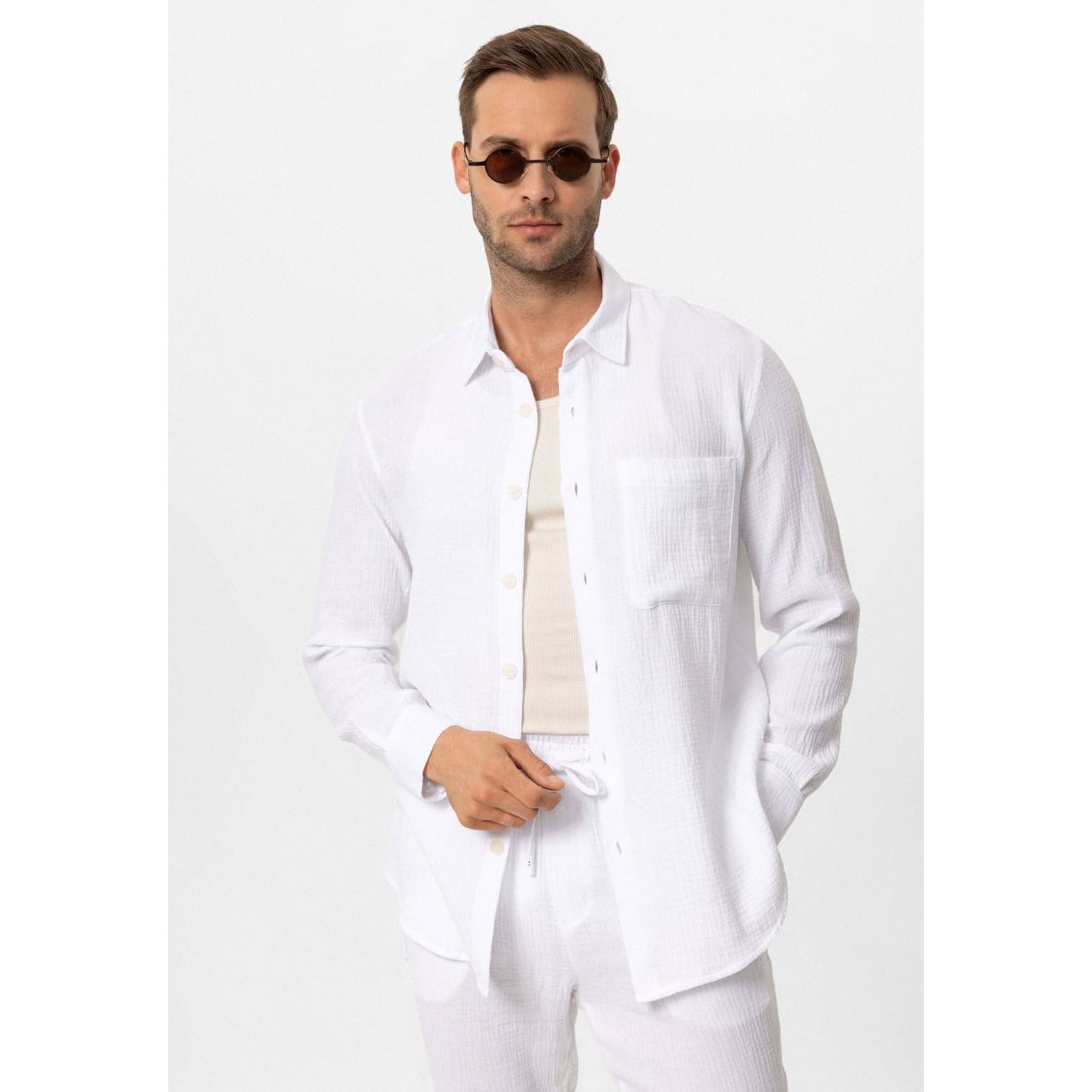 Muslin Long Sleeve Shirt