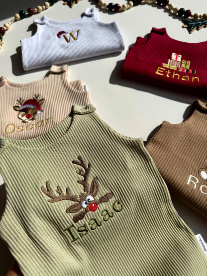 Christmas Reindeer Dungarees
