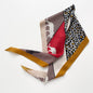 Red Black Leopard Charm Cashmere Scarf - Women's Luxury Silk Blended Scarf
