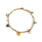 Yareli Luxe 18k Gold Plated Butterfly Charm Anklet