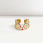 Amaya Luxe 18k Gold Plated Ring