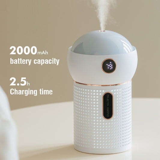 Projection Night Light & USB Humidifier