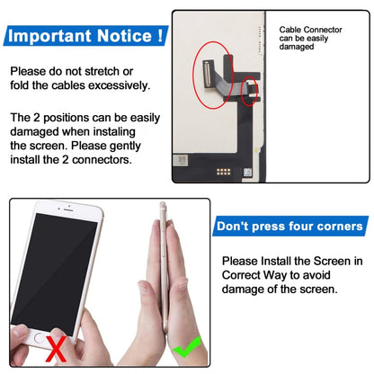 JK incell LCD Screen For iPhone 15