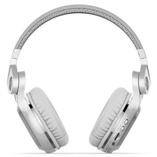 Bluedio T2+ Turbine Wireless Bluetooth 4.1 Stereo Headphones Headset with Mic & Micro SD Card Slot & FM Radio, For iPhone, Samsung, Huawei, Xiaomi, HTC and Other Smartphones, All Audio Devices(White)