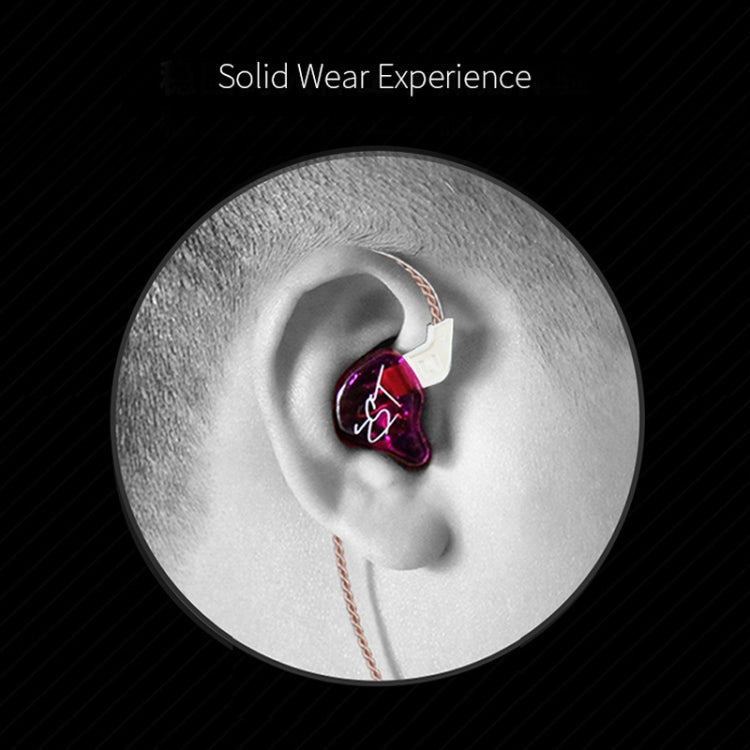 KZ ZST Circle Iron In-ear Mega Bass MP3 Dual Unit Earphone without Microphone (Carbon Fiber Black)