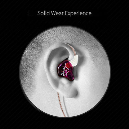 KZ ZST Circle Iron In-ear Mega Bass MP3 Dual Unit Earphone without Microphone (Carbon Fiber Black)