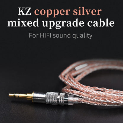 Câble d'amélioration plaqué cuivre-argent mixte KZ B pour écouteurs KZ ZST / ZS10 / ES4 / AS10 / BA10