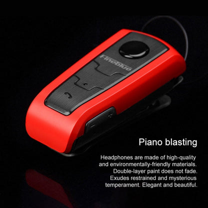 Fineblue F910 CSR4.1 Retractable Cable Caller Vibration Reminder Anti-theft Bluetooth Headset(Silver)