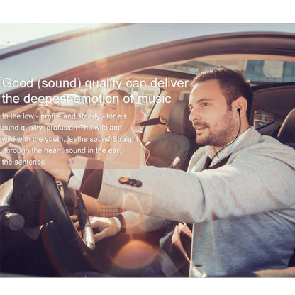 Fineblue F910 CSR4.1 Retractable Cable Caller Vibration Reminder Anti-theft Bluetooth Headset(White)