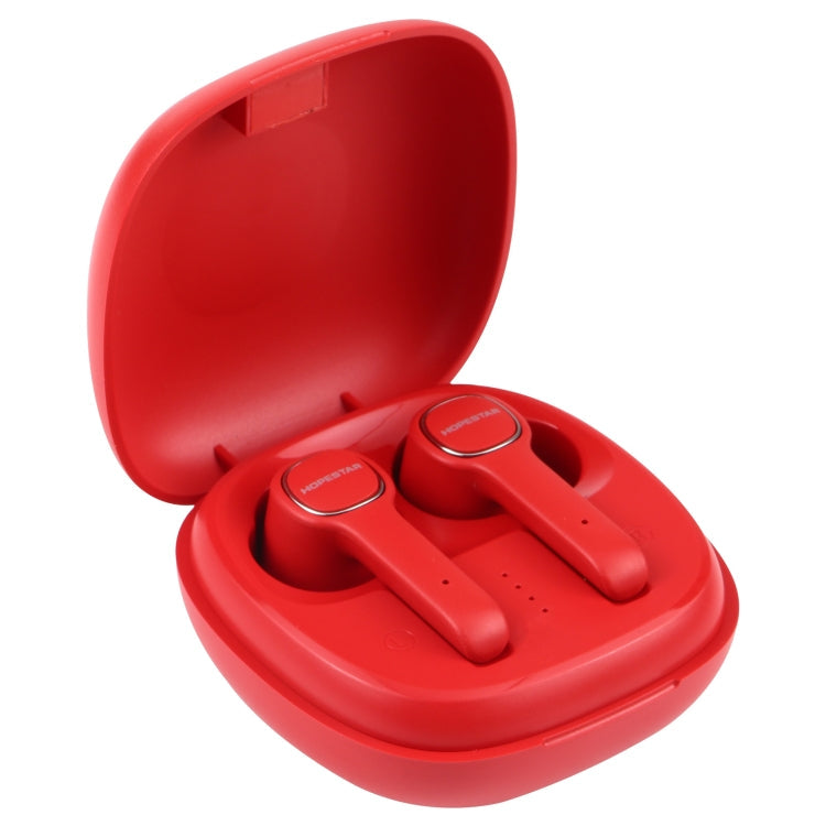 HOPESTAR S12 Bluetooth 5.0 True Wireless Bluetooth Earphone (Red)