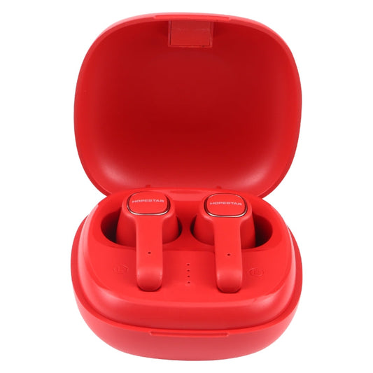 HOPESTAR S12 Bluetooth 5.0 True Wireless Bluetooth Earphone (Red)