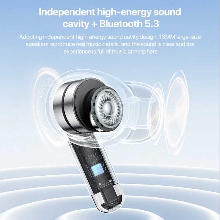 Yesido TWS28 ANC+ENC Dual Noise Reduction Smart TWS Wireless Bluetooth Earphone (Beige)