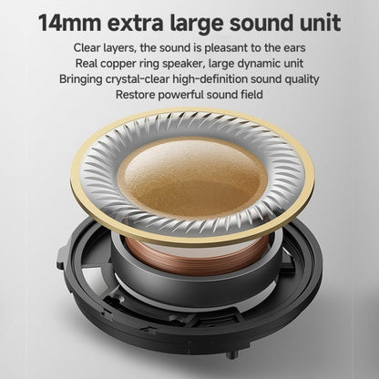 Écouteurs intra-auriculaires filaires Yesido YH49 Type-C avec contrôle de ligne, longueur : 1,2 m (noir)