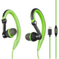 Mucro Type-C Plug In-Ear Sport Earhook Wired Stereo Headphones for Jogging Gym (Green)