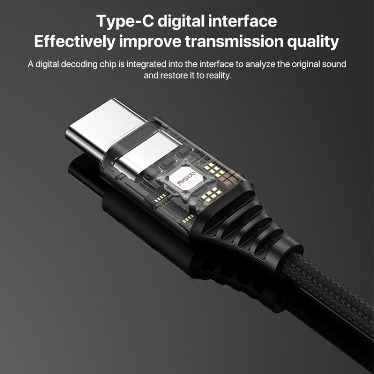 Yesido YH41 Type-C Plug Wired HiFi Sound Music Earphones with Mic